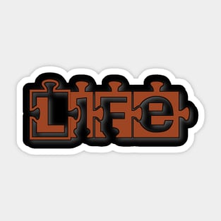 Life is a Puzzle Sticker